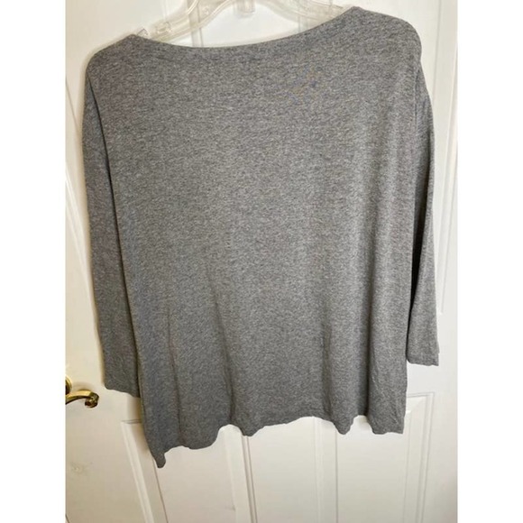 J Jill Wearever Collection Tunic Length Top Size XL Gray - Picture 2 of 3